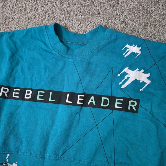 Disney Spirit Jersey Small Mens Shirt World Parks Star Wars Rebel Force Adult - Picture 2 of 9